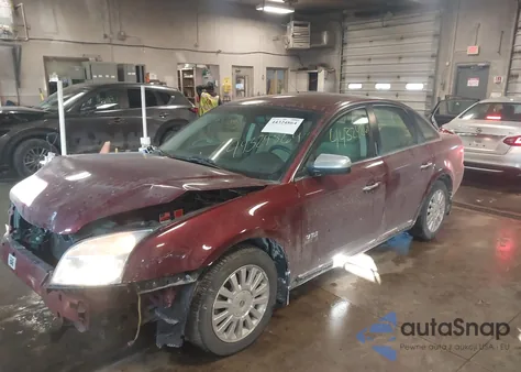 2008 Mercury Sable из США, поврежденный, VIN 1MEHM40W68G626365
